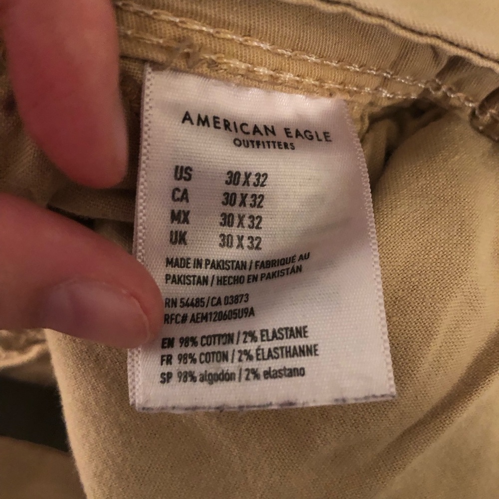 American eagle outfitters next level flex men’s khaki pants - Picture 3 of 4